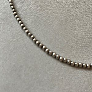 Navajo Pearl silver necklace